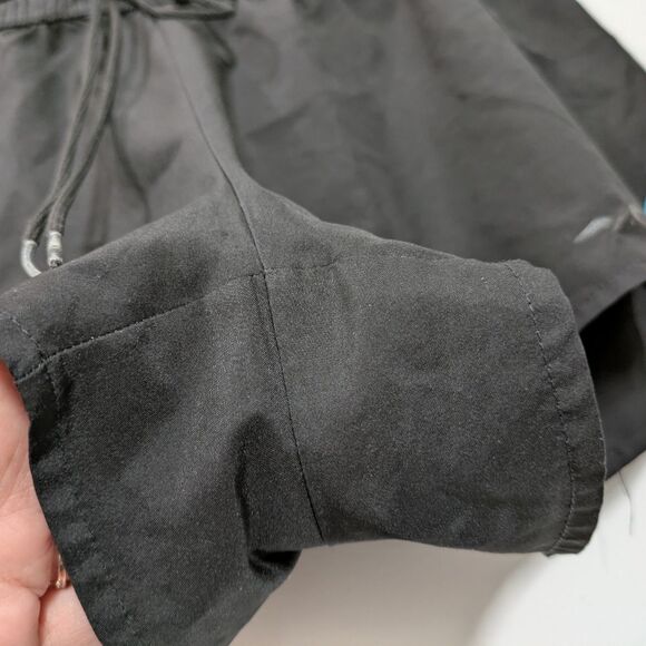 Hollister Activewear Shorts Elastic Drawstring Waist Pull-On Workout Black - Picture 5 of 9